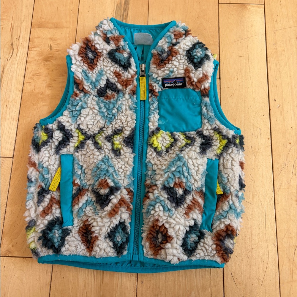 Patagonia Retro-X Vest high pile Sherpa vest 2T Kids